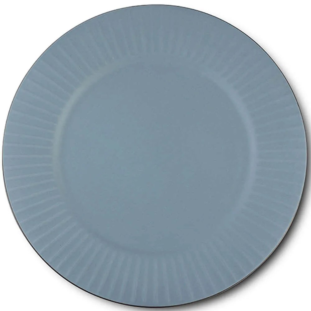 Πιάτο Ρηχό Penelope 10-017-001 Φ27x2cm Blue Nava Πηλός