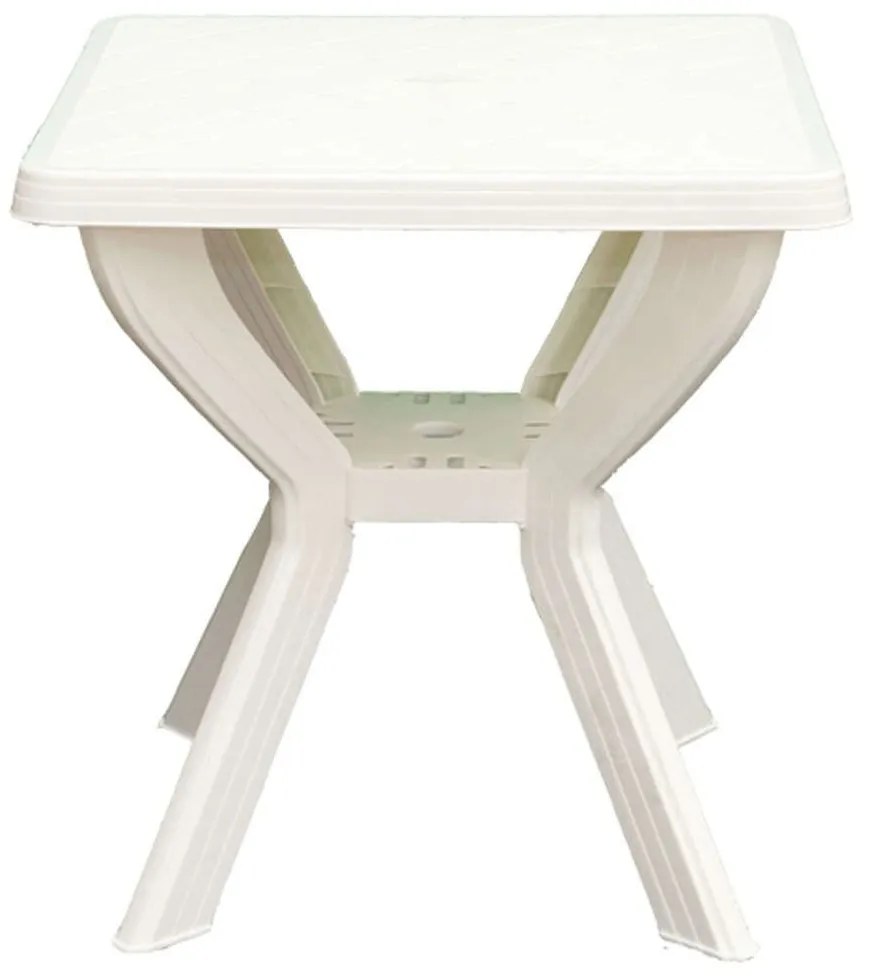 Τραπέζι Κήπου Napoli 878-00-008 70x70x70cm White