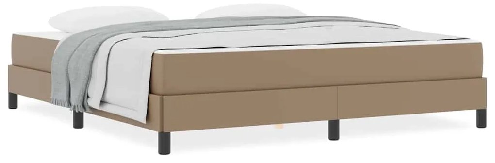vidaXL Κρεβάτι Άλλο Καπουτσίνο 180 x 200 cm Τεχνητό δέρμα