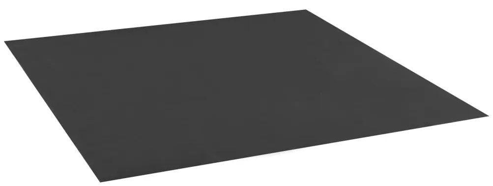 vidaXL Κάλυμμα Δαπέδου Αμμοδόχου Μαύρο 120 x 110 εκ.