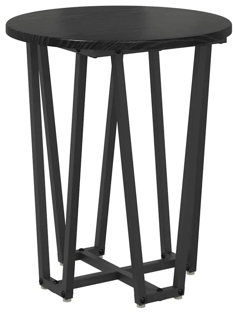 vidaXL Σετ βοηθητικά τραπεζάκια 2 pcs Μαύρη δρυς 50 x 50 x 50.5 cm