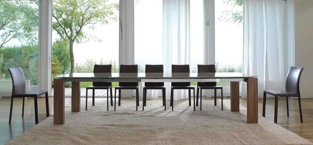 Τραπέζι Aliante Ceramica 200-250-300x100x76 - smoked oak