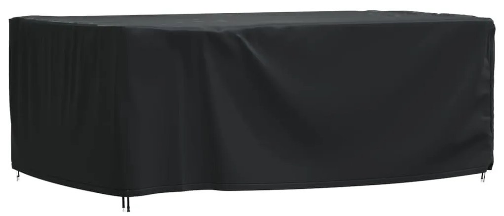 Κάλυμμα Επίπλων Κήπου Αδιάβροχο Μαύρο 225x143x90 εκ. 420D - Μαύρο