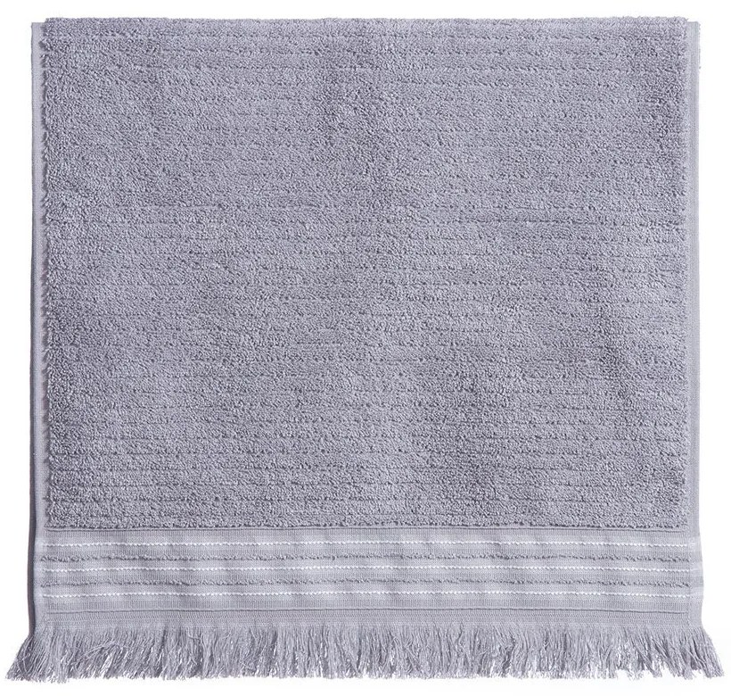 Πετσέτα Satti Grey Nef-Nef Homeware Χεριών 30x50cm 100% Βαμβάκι