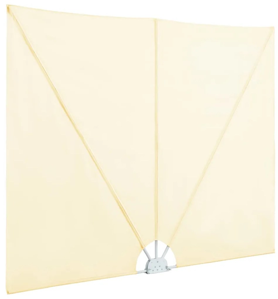 vidaXL Σκίαστρο Βεράντας Πλαϊνό Πτυσσόμενο Κρεμ 300 x 200 εκ.