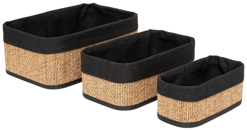 Καλάθια Αποθήκευσης (Σετ 3τμχ) F-V Bamboo Basket 204980