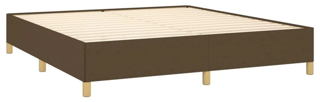 ΠΛΑΙΣΙΟ ΚΡΕΒΑΤΙΟΥ BOXSPRING ΣΚΟΥΡΟ ΚΑΦΕ 180X200 ΕΚ. ΥΦΑΣΜΑΤΙΝΟ 3120980