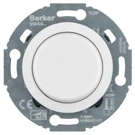 Ρυθμιστής Φωτισμού Dimmer Λευκό UNIVERSAL 420W/LED 100W Berker 1930 294410 Hager 294410 Λευκό