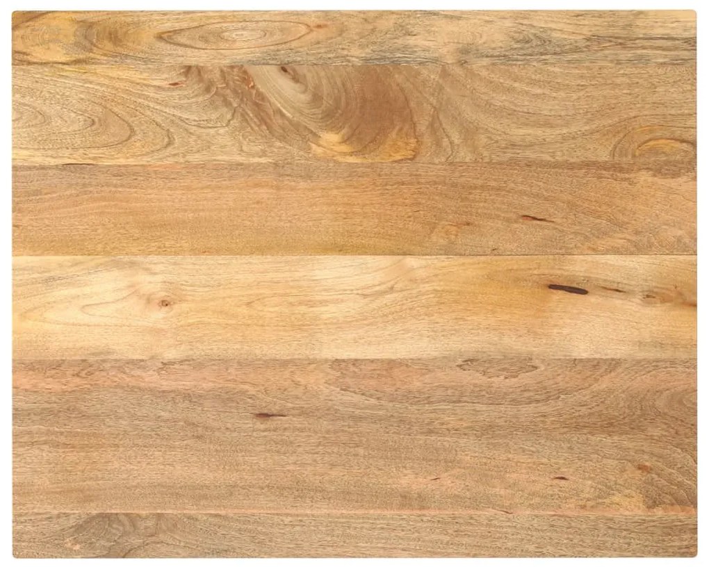 vidaXL Επιφάνεια Τραπεζιού Ορθογώνια 100x80x3,8 εκ. Μασίφ Ξύλο Μάνγκο