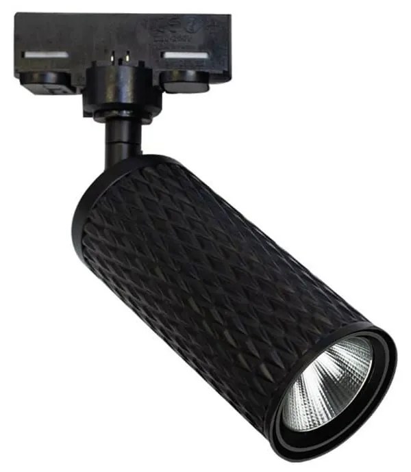Σποτ Ράγας Τριφασικό Led S062-15 9W 3000K 80Lm Black Aluminium