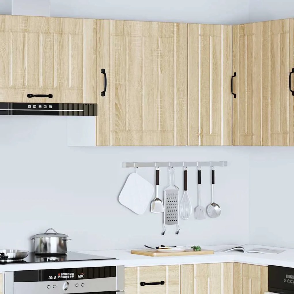 ντουλάπι τοίχου κουζίνας "Lucca" Sonoma Oak Engineered Wood - Καφέ