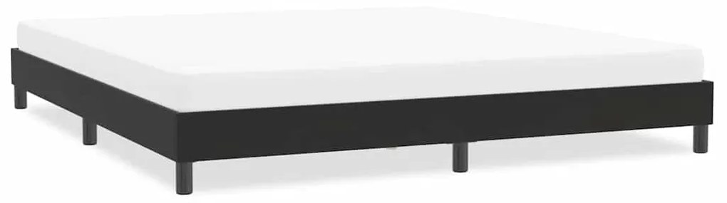 Πλαίσιο κρεβατιού χωρίς στρώμα Μαύρο 200x220 cm Βελούδινο