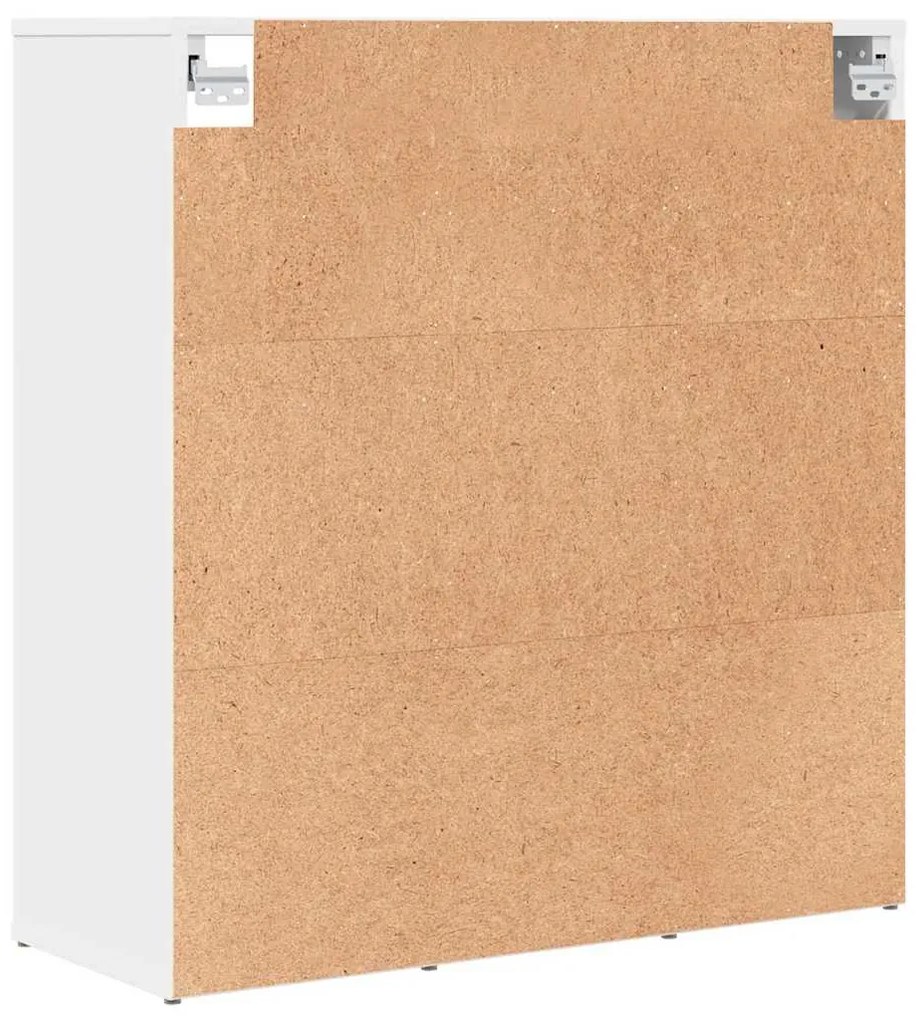 vidaXL Παπουτσοθήκη Λευκό 77.5 x 30 x 83.5 εκ. Επεξεργασμένο ξύλο