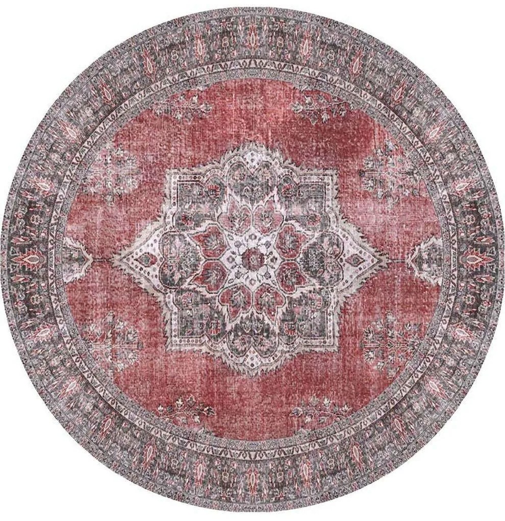 Χαλί Blues AL 94 473RTP2989 Red Conceptum Hypnose 150X150cm Round