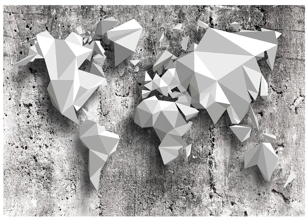 Φωτοταπετσαρία - World Map: Origami 100x70