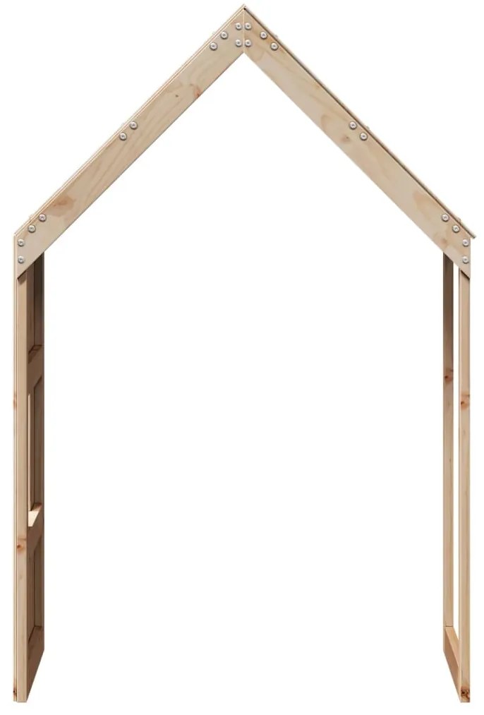 vidaXL Οροφή Κρεβατιού Παιδική 60x99x139,5 εκ. από Μασίφ Ξύλο Πεύκου