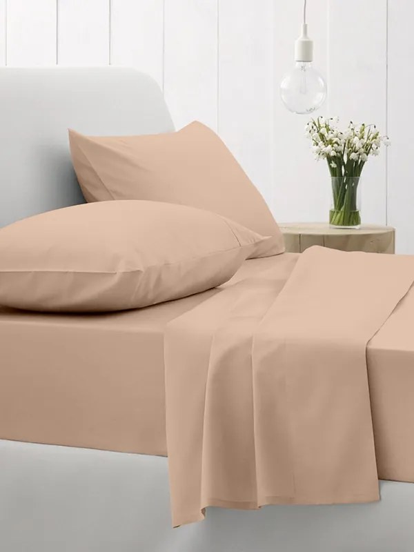 Παπλωματοθήκη Υπέρδιπλη 230x250 Sunshine Home Cotton Feelings 110 Beige