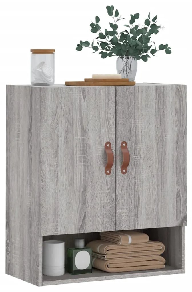 vidaXL Ντουλάπι Τοίχου Γκρι Sonoma 60x31x70εκ. Επεξεργασμένο Ξύλο