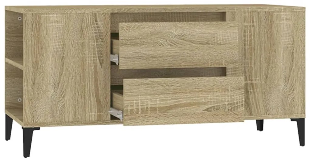 vidaXL Έπιπλο Τηλεόρασης Sonoma Δρυς 102x44,5x50 εκ. Επεξ. Ξύλο