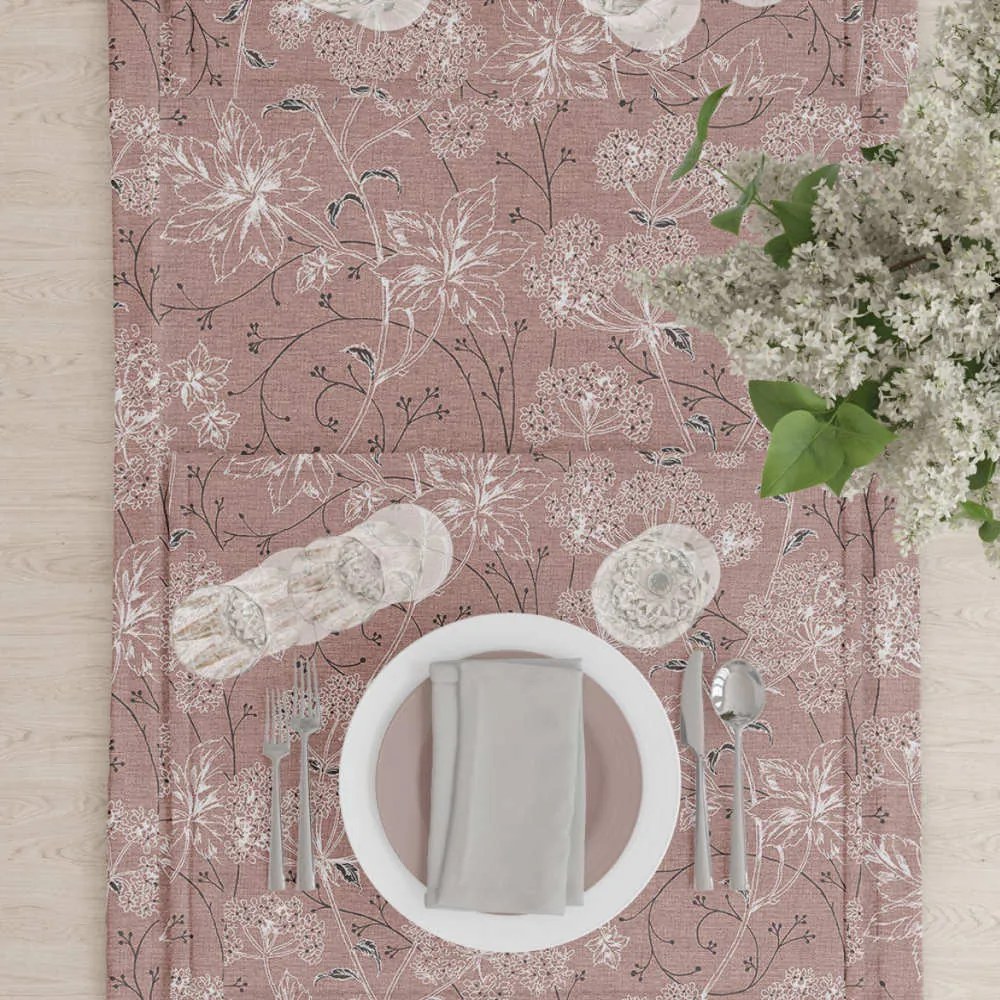 Τραπεζομάντηλο Dandelion Ροζέ 140x220 - Borea Home