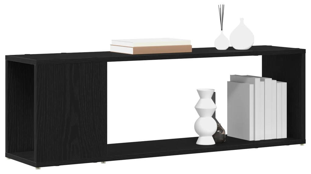 vidaXL Ράφι βιβλίων Μαύρη Δρυς 100x24x32 εκ Επεξεργασμένο Ξύλο