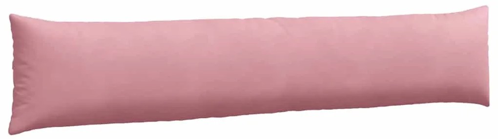 vidaXL Μαξιλάρι Καναπέ 2 pcs Ροζ 200 x 40 εκ. Υφασμάτινο Κορντουρά