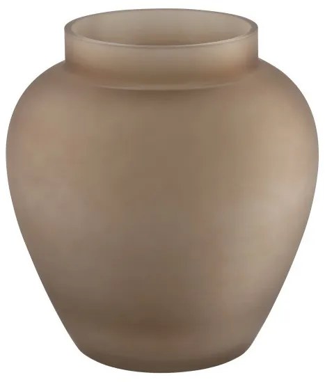 Βάζο Γυάλινο Καφέ Σατέν Φ22cm Asindro 421208 Eglo 421208