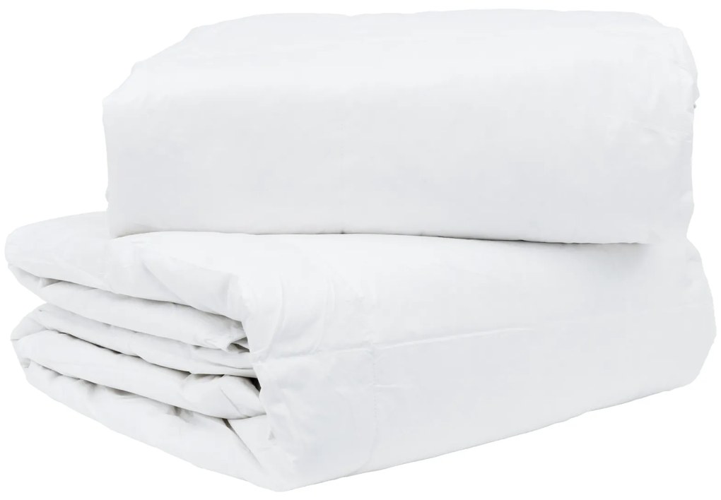 vidaXL Κουβέρτια & Κουβέρτες Λευκό 240 x 220 cm Πούπουλο