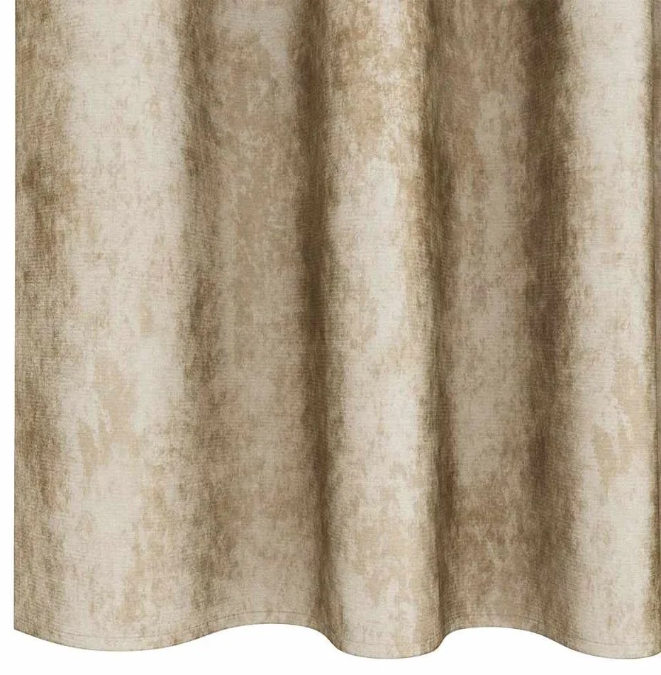 vidaXL Κουρτίνα με κουρτίνες 2 pcs Κρεμ 175 x 140 εκ. Βελούδο