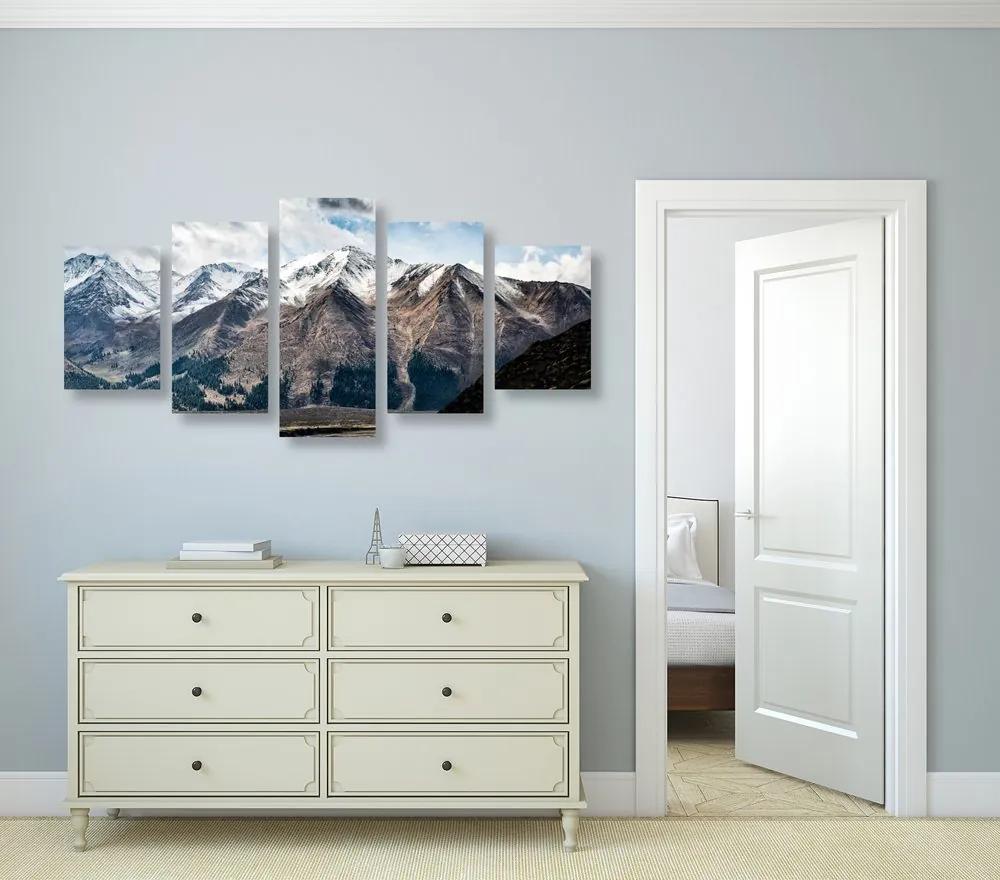 Εικόνα 5 μερών όμορφο πανόραμα βουνού - 100x50