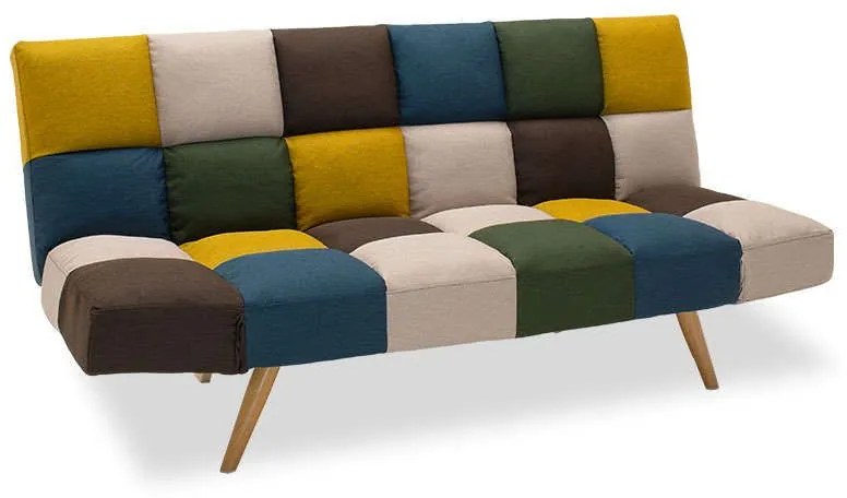 Καναπές - Κρεβάτι Τριθέσιος Freddo 024-000011 182x81x84cm Multi Metal, Fabric