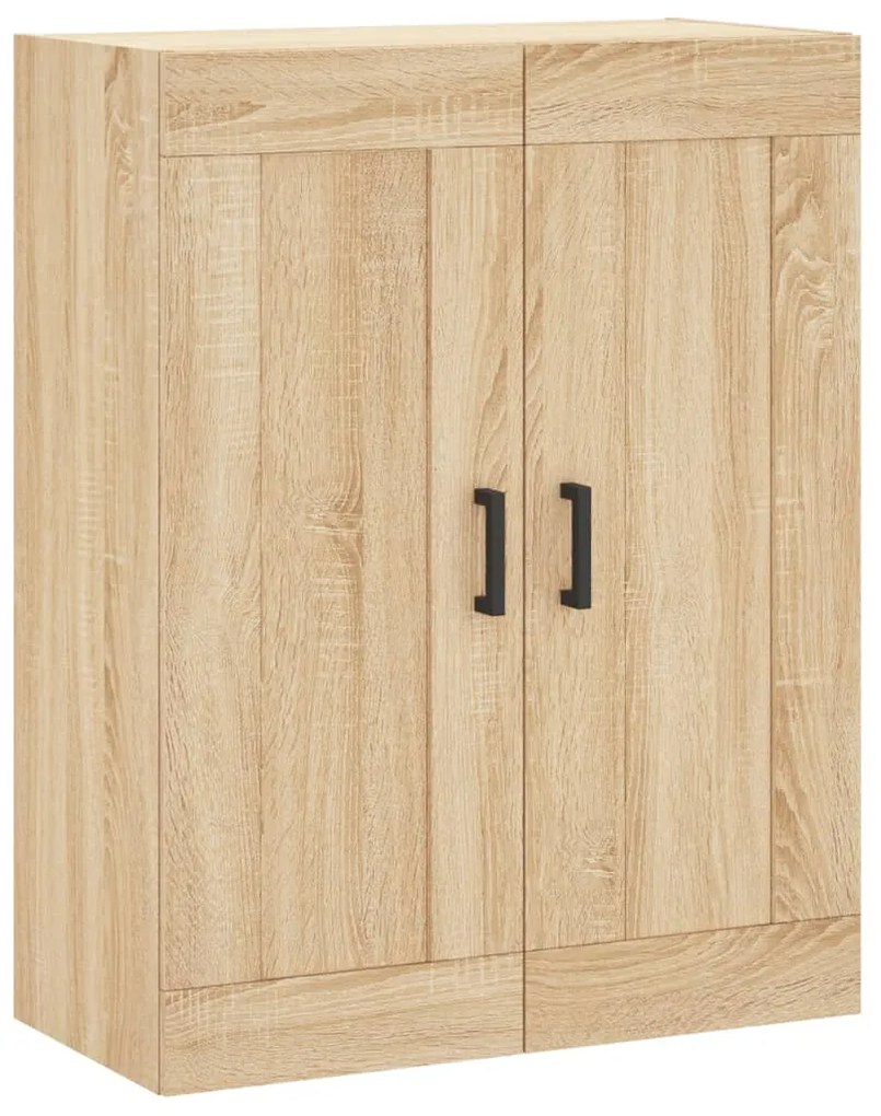 vidaXL Ντουλάπι Sonoma δρυς 69,5 x 34 x 180 εκ. από Επεξεργασμένο Ξύλο