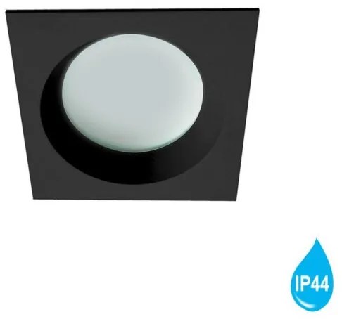 Σποτ Χωνευτό Οροφής square Yan 4151301 μαύρο Viokef 4151301 Μαύρο