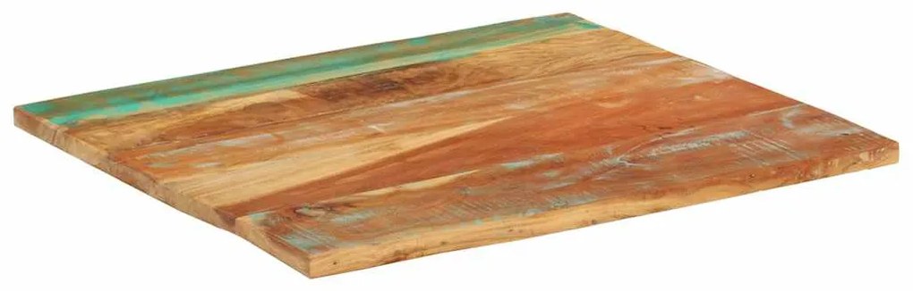 vidaXL Επιφάνεια Τραπεζιού Ορθ. 70x80 εκ 25-27 χιλ Μασίφ Ανακ. Ξύλο