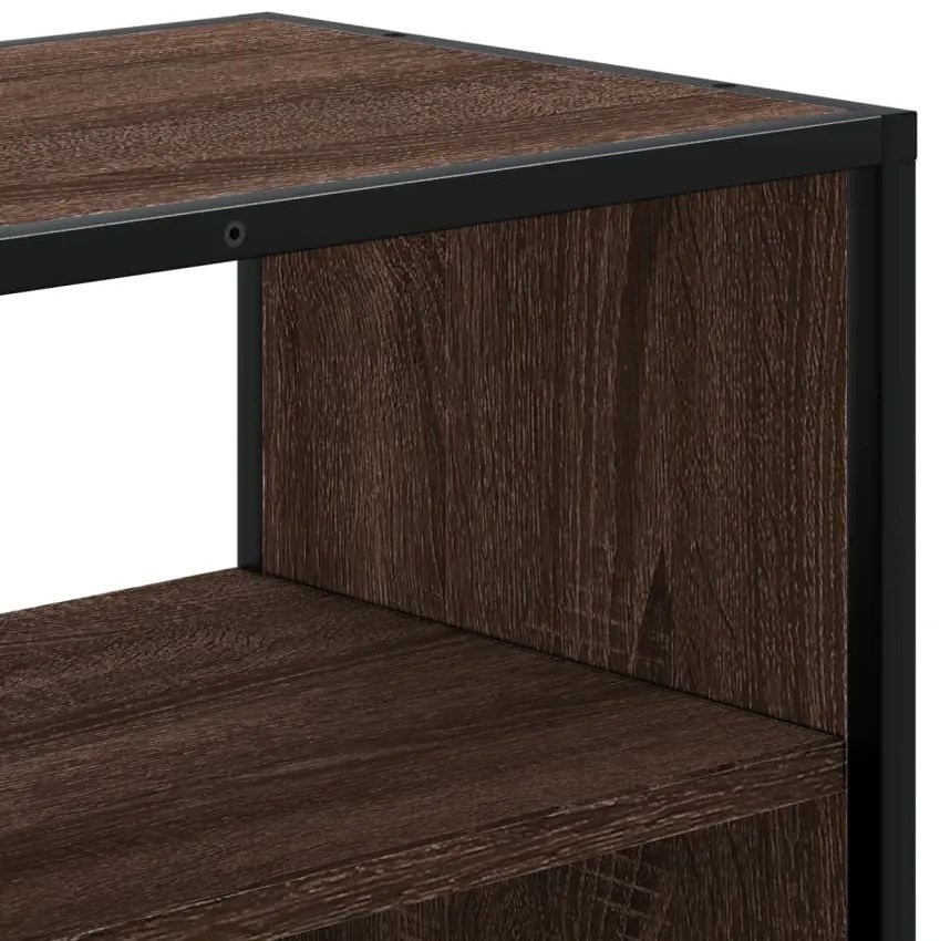 vidaXL Έπιπλο Τηλεόρασης Καφέ Δρυς 100x31x39,5 εκ. Επεξεργασμένο Ξύλο