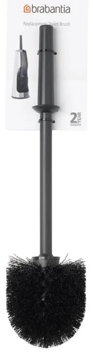 Βούρτσα τουαλέτας Brabantia ReNew 648988, 37,2 cm, Εργονομική λαβή, Μαύρο