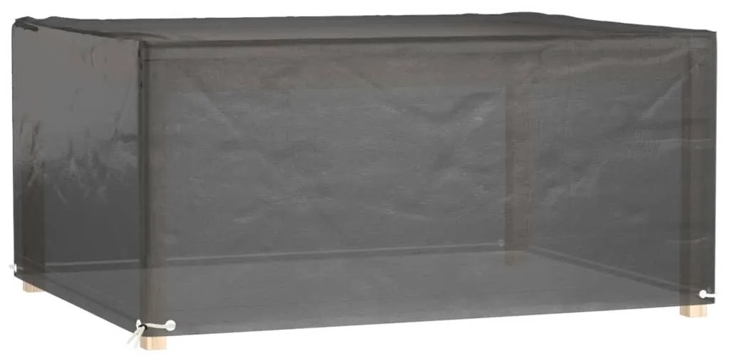 vidaXL Κάλυμμα Επίπλων Κήπου Ορθογώνιο με 8 Κρίκους 180 x 135 x 80 εκ.