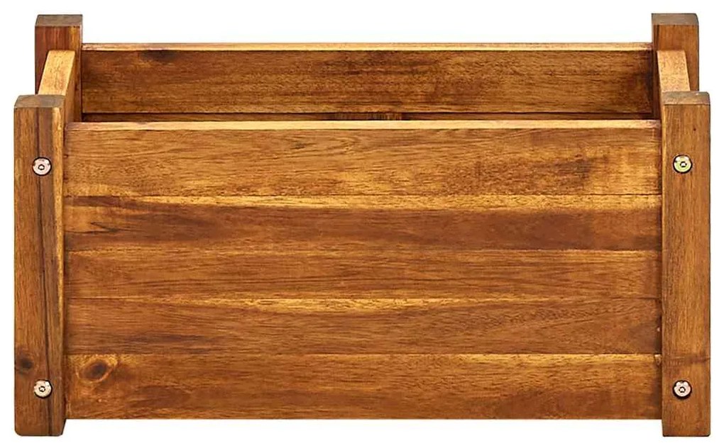 vidaXL Ζαρντινιέρα Υπερυψωμένη 50 x 25 x 25 εκ. από Ξύλο Ακακίας