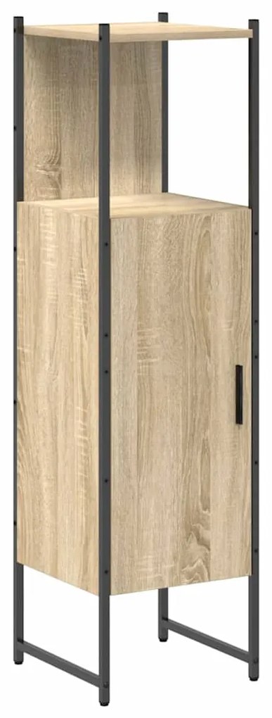 vidaXL Σετ Επίπλων Μπάνιου με ράφι 3 pcs Καφέ 33 x 33 x 120.5 εκ.