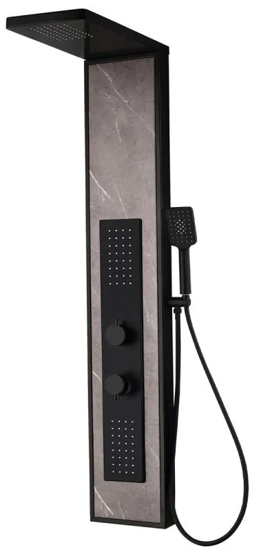 Karag Nios S9237-4 Στήλη υδρομασάζ μαύρη