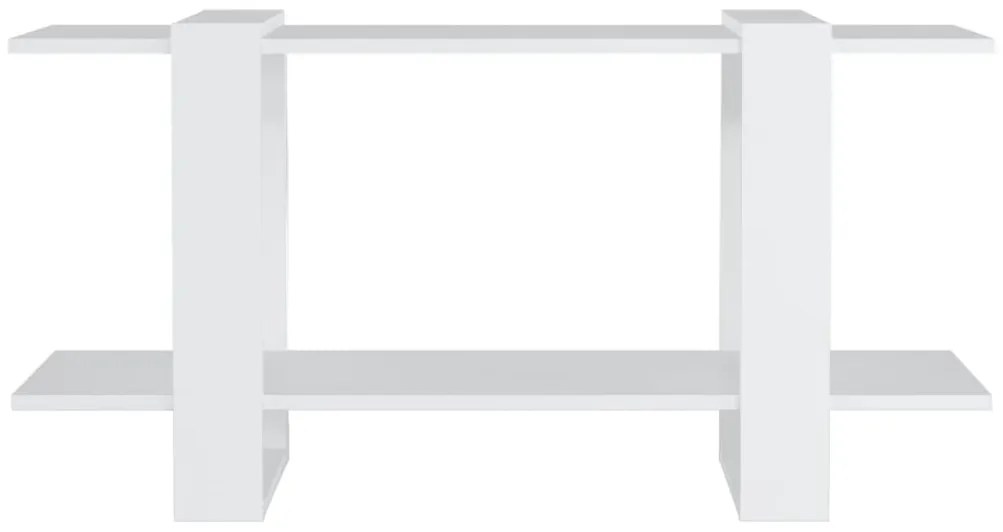 vidaXL Βιβλιοθήκη Ραφιέρα Λευκή 100 x 30 x 51 εκ. Επεξεργασμένο Ξύλο