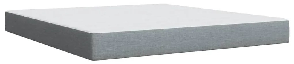 ΚΡΕΒΑΤΙ BOXSPRING ΜΕ ΣΤΡΩΜΑ ΑΝΟΙΧΤΟ ΓΚΡΙ 180X200 ΕΚ. ΥΦΑΣΜΑΤΙΝΟ 3287542