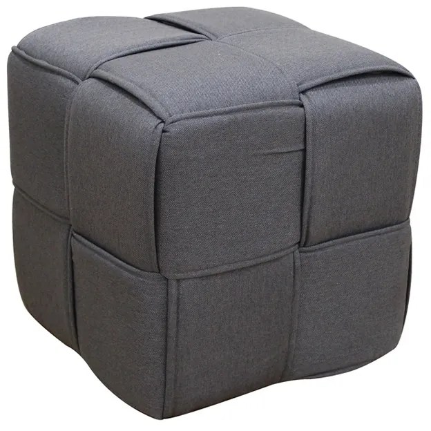 LINE ΣΚΑΜΠΟ GREY ΥΦΑΣΜΑ 40X40X40εκ. ZITA PLUS 40X40X40εκ.