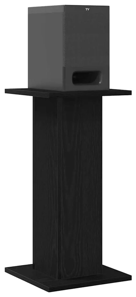 vidaXL Βάσεις Ηχείων 2 pcs Μαύρη δρυς 30 x 30 x 60 cm