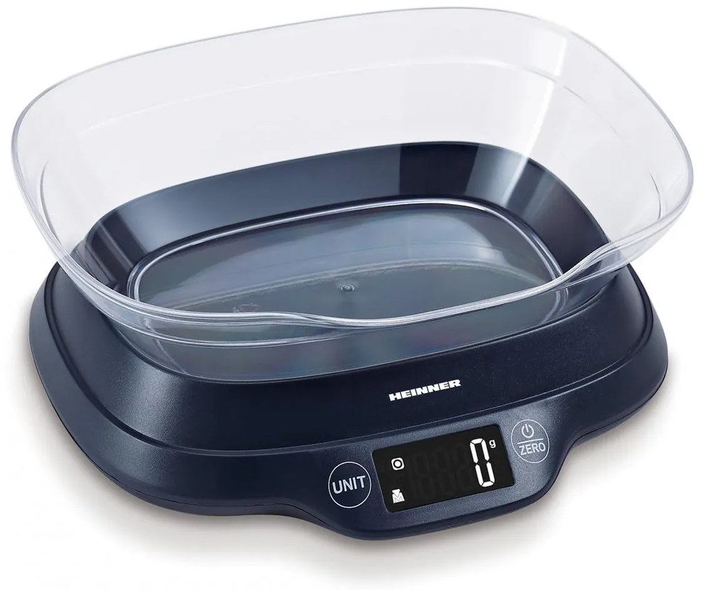 HEINNER HKSB-TC5P Ψηφιακή Ζυγαριά Κουζίνας 1gr/5kg Μαύρη