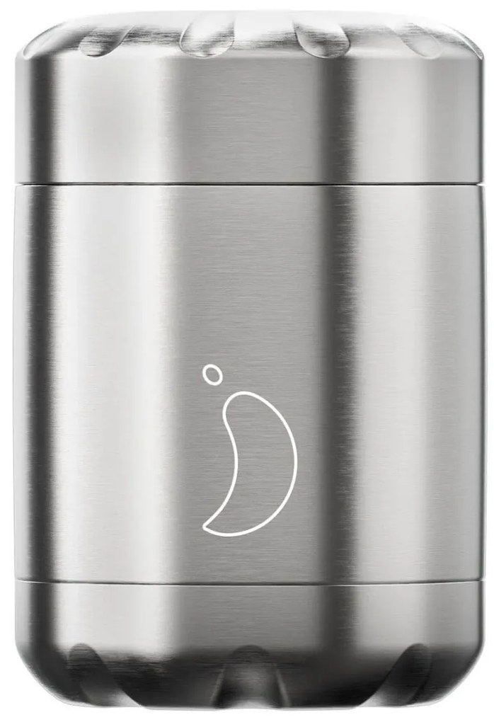 Δοχείο Φαγητού Chilly's με χωρητικότητα 300ml και διατήρηση θερμοκρασίας 4h ζεστό - Silver
