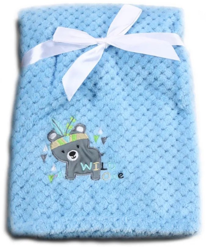 Βρεφική κουβέρτα Fleece Cangaroo Freya Blue 3800146263980