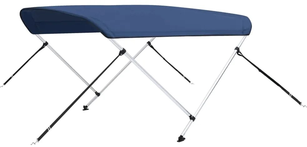 vidaXL Τέντα Σκάφους με 2 Αψίδες Μπλε 150x120x110 εκ.