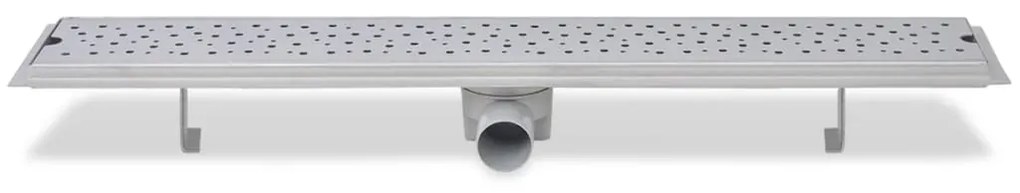vidaXL Σιφόνια Ντουζιέρας Γραμμικά 2 τεμ. 830x140 χιλ. Ανοξείδ. Ατσάλι