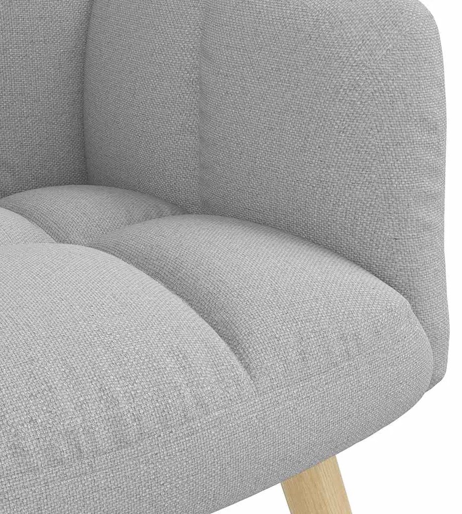 vidaXL Καρέκλα χαλάρωσης Cloud Grey Fabric